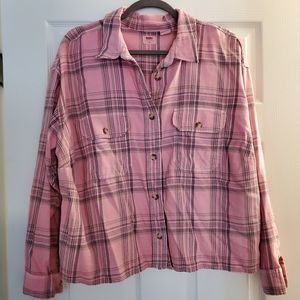Levi's Women's Plus Size Blush Flannel Shirt